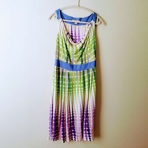 Hype | Sleeveless Retro Polka Dot Dress